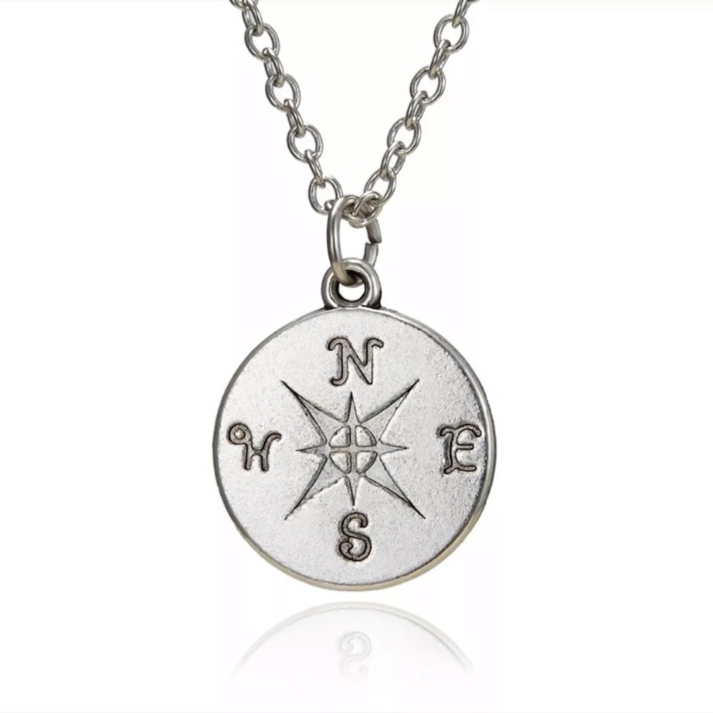 🧭 3 / $20 🧭 ❗️ Going places compass necklace